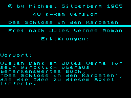 Schloss in Den Karpaten, Das (1985)(Michael Silverberg)